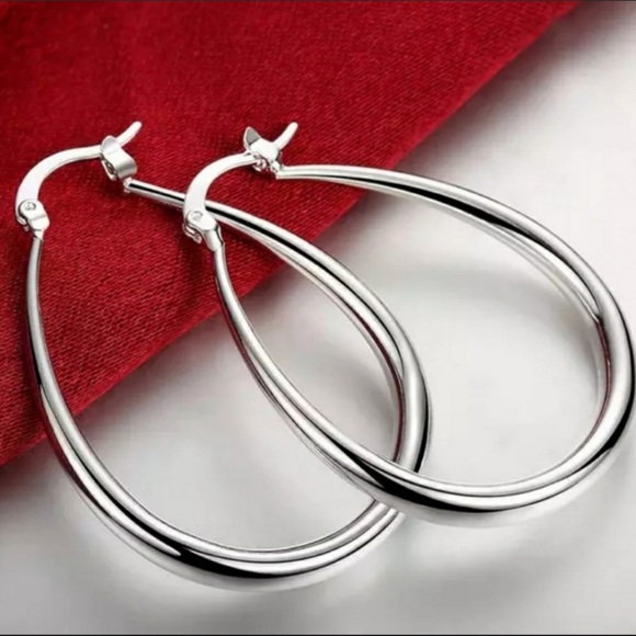 Jewelry - SP Hoop Earrings brand new